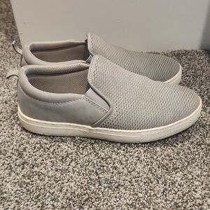 Gray Slip-On Women Shoes